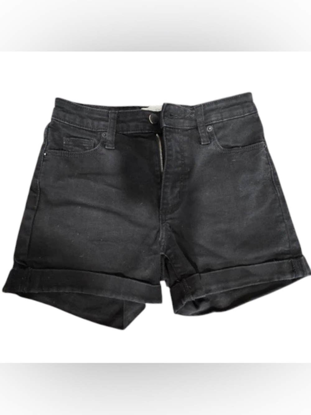 Universal Thread ~ Black Jean Shorts  ~ Classic 5 Pocket Design ~ GUC